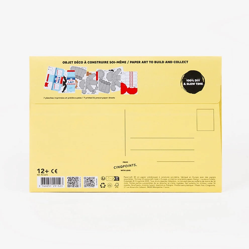 Café au Lait – 3D Paper Food Kit
