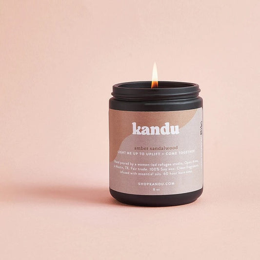 Amber Sandalwood 8oz Candle