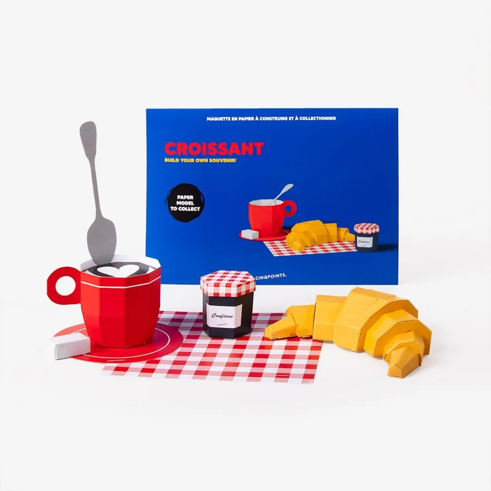 Croissant – 3D Paper Food Kit