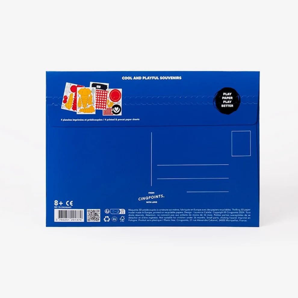 Croissant – 3D Paper Food Kit