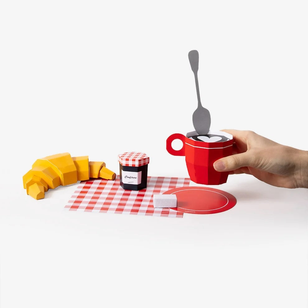 Croissant – 3D Paper Food Kit
