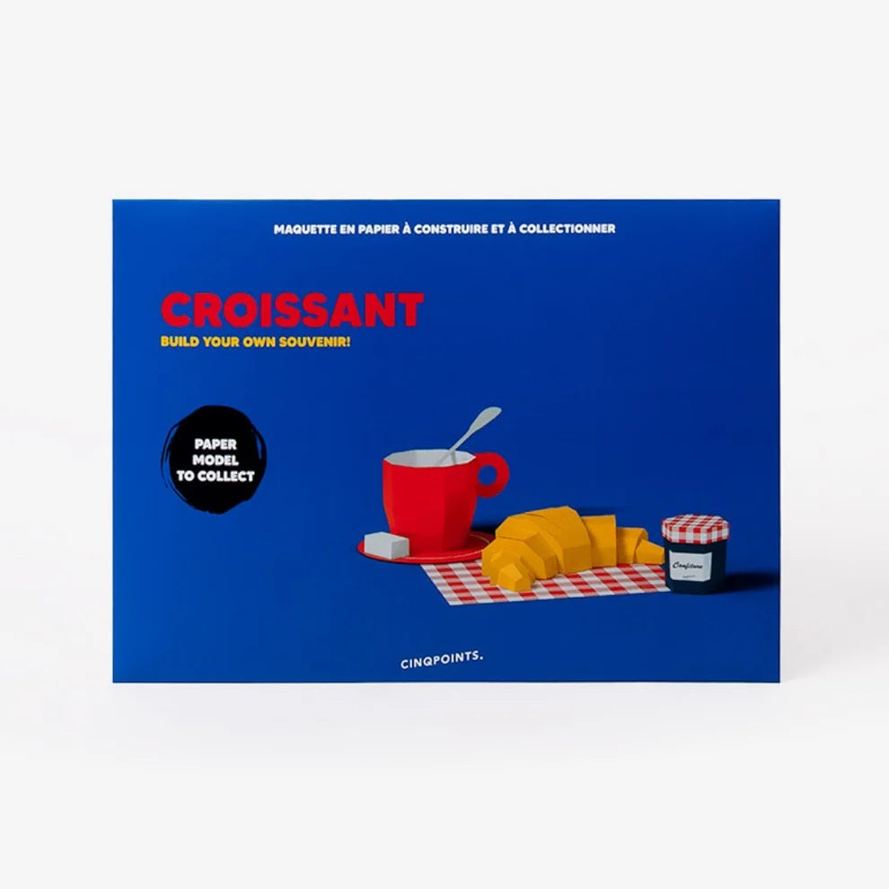 Croissant – 3D Paper Food Kit