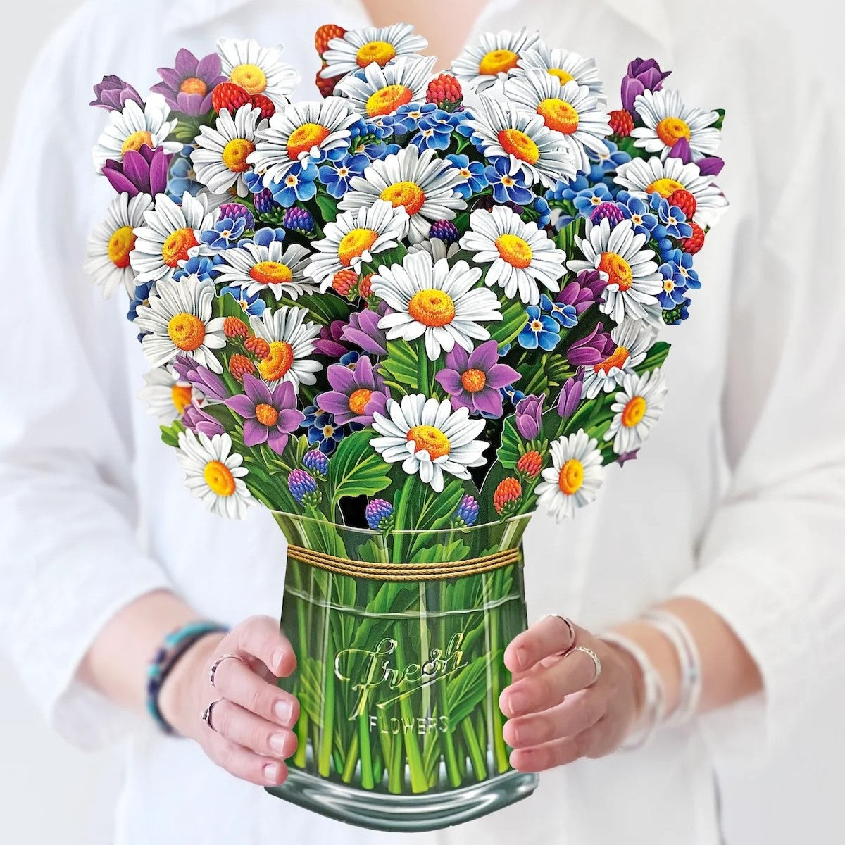 Paper Bouquet: Field of Daisies