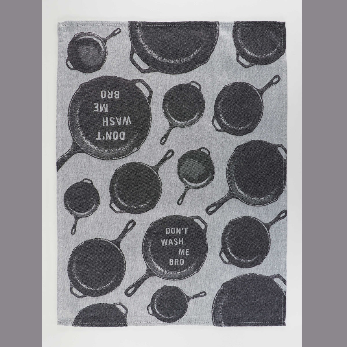 Woven Dish Towel: Don't Wash Me Bro