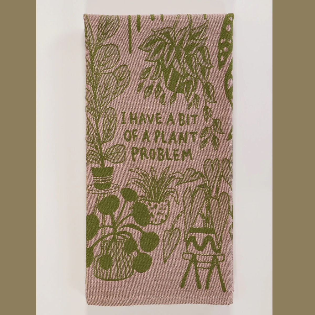 Woven Dish Towel: Plant Problem