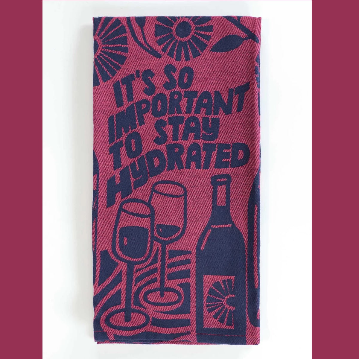 Woven Dish Towel: Stay Hydrated