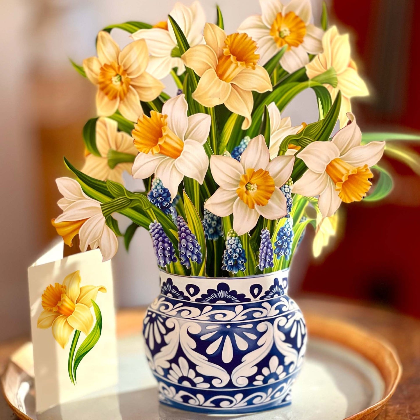 Paper Bouquet: English Daffodils