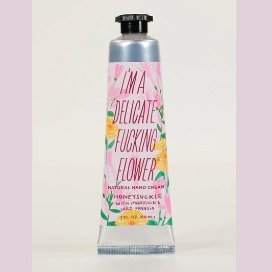 Natural Hand Cream: Honeysuckle With Marigold & Wild Freesia