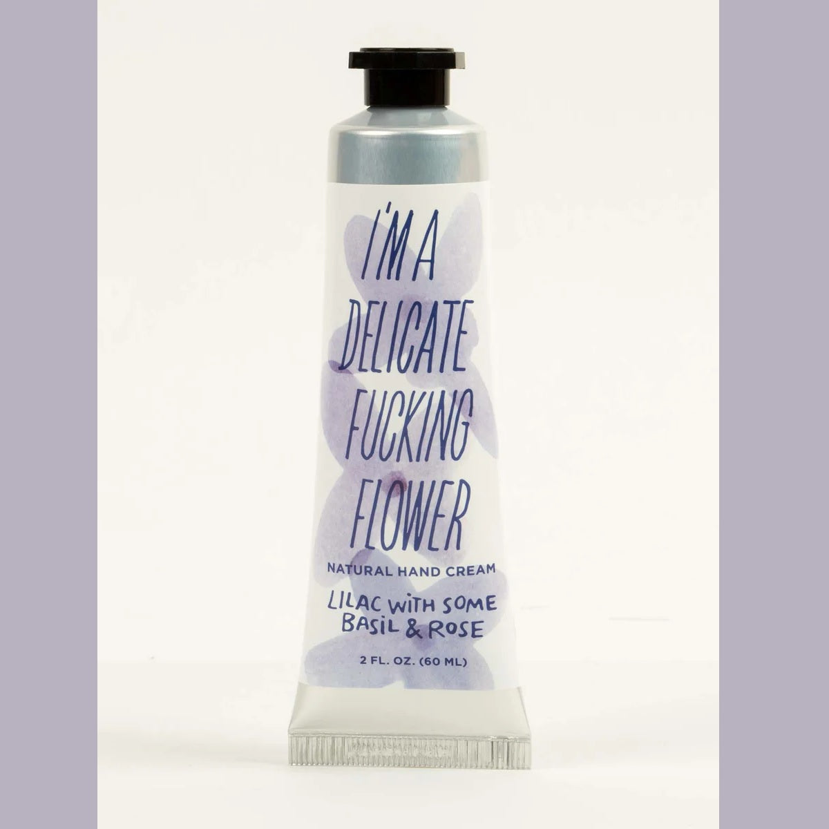 Natural Hand Cream: Lilac with Some Basil & Rose
