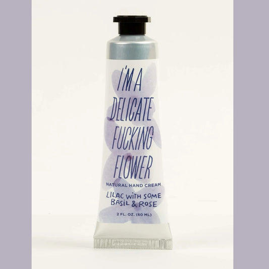 Natural Hand Cream: Lilac with Some Basil & Rose