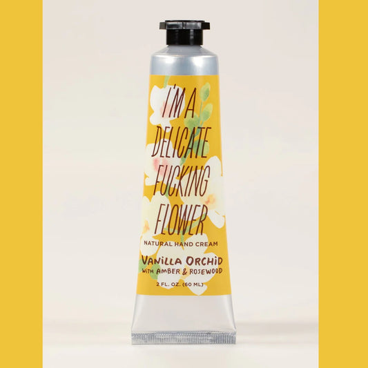 Natural Hand Cream: Vanilla Orchid with Amber Rosewood