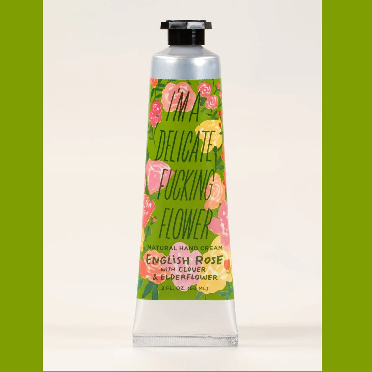 Natural Hand Cream: English Rose with Clover Elderflower