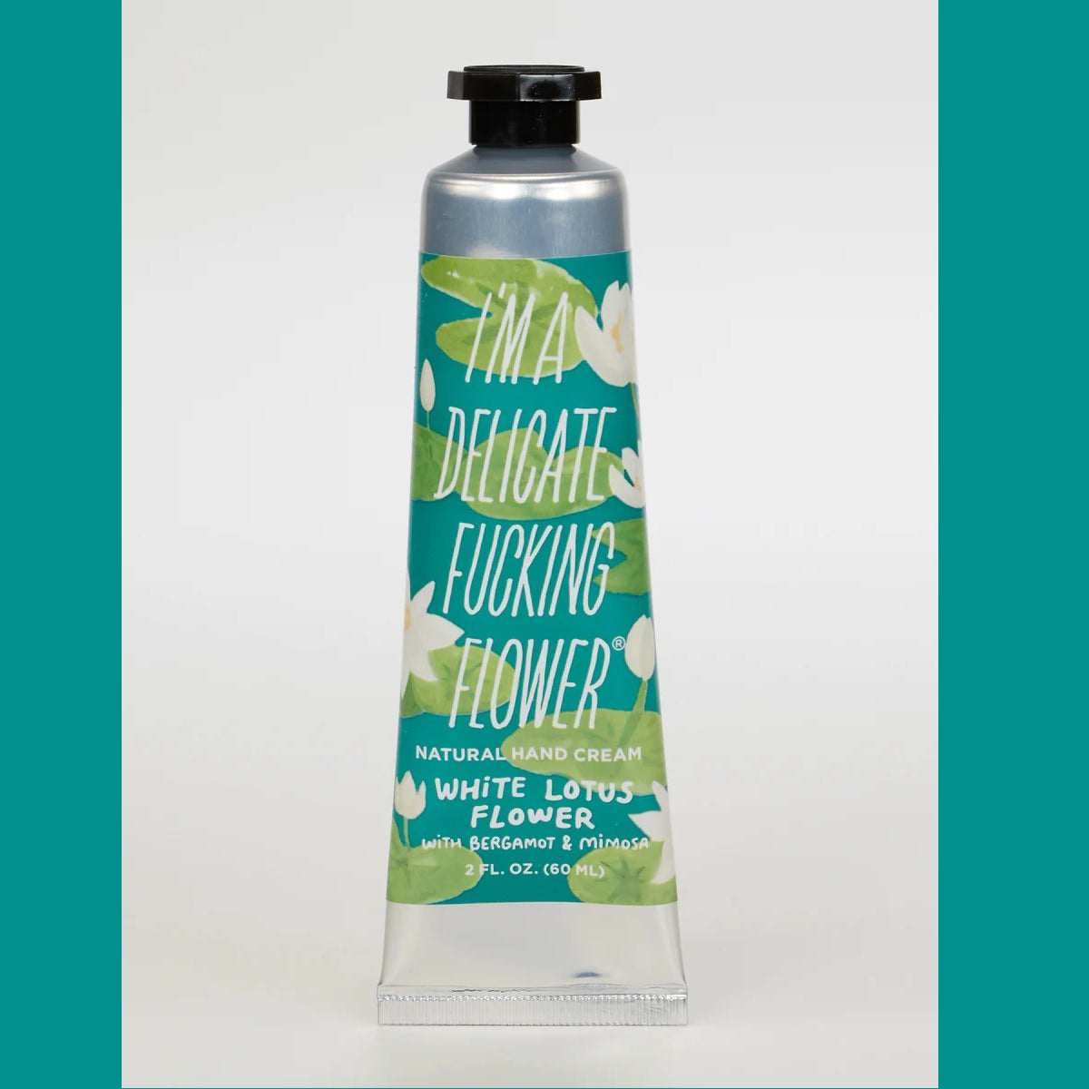 Natural Hand Cream: White Lotus Flower with Bergamot & Mimosa