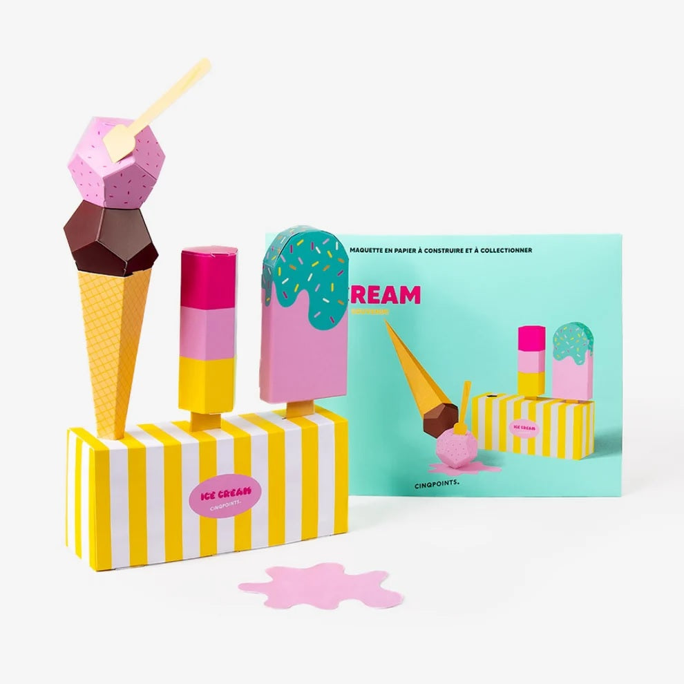 Ice Cream – 3D Paper Food Kit