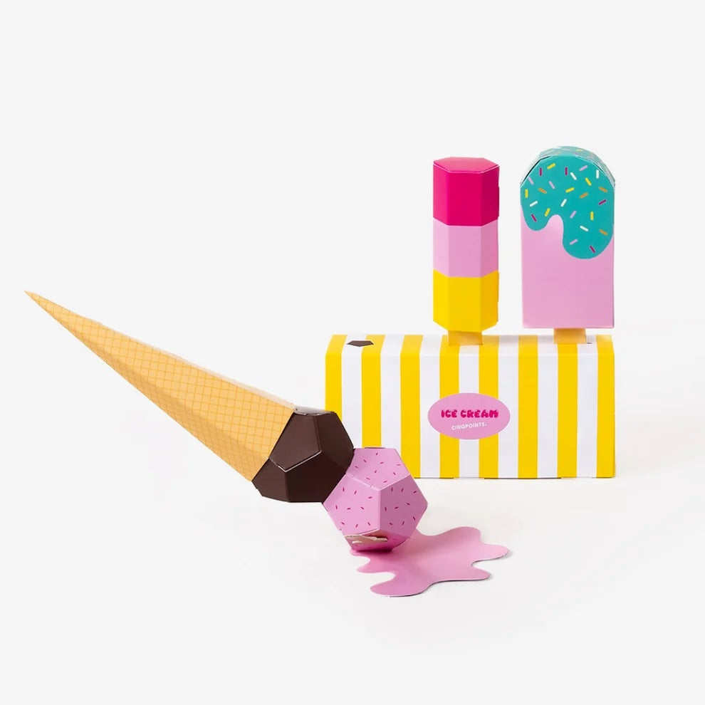 Ice Cream – 3D Paper Food Kit