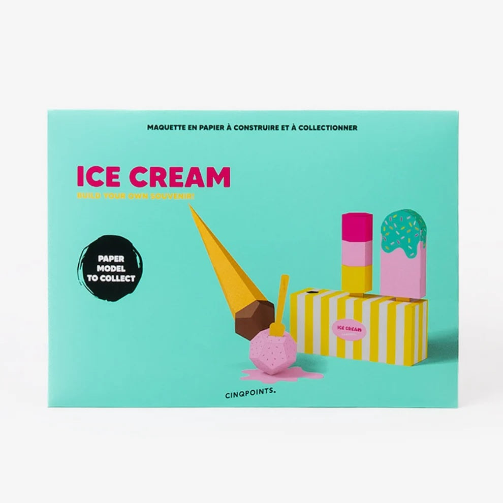 Ice Cream – 3D Paper Food Kit