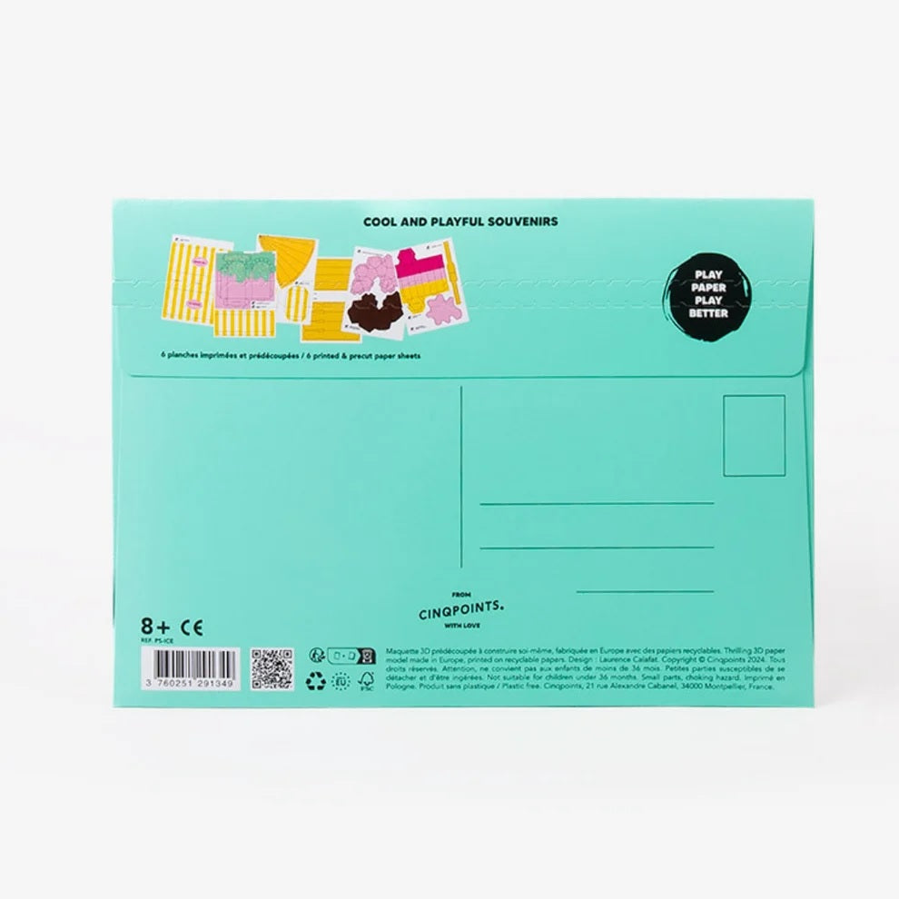 Ice Cream – 3D Paper Food Kit