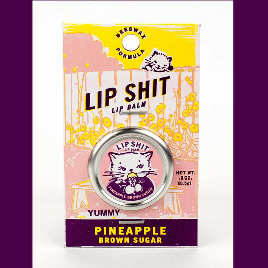 Lip Shit Lip Balm: Pineapple Brown Sugar