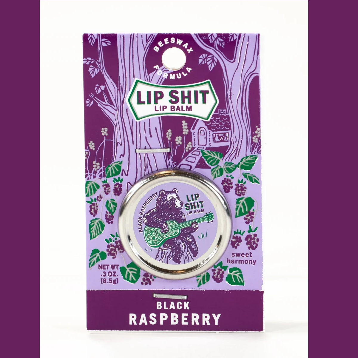 Lip Shit Lip Balm: Black Raspberry