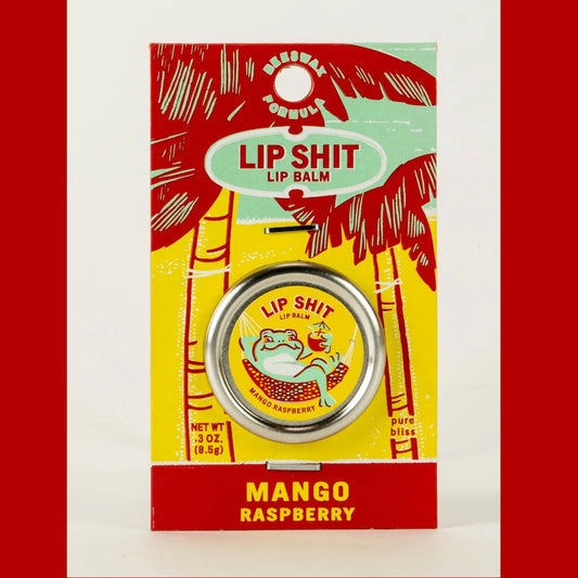 Lip Shit Lip Balm: Mango Raspberry