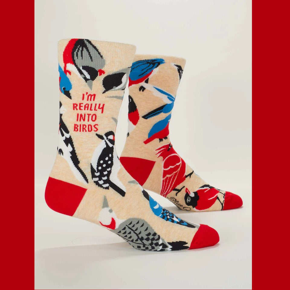 Men's Crew Socks: I'm Really Into Birds