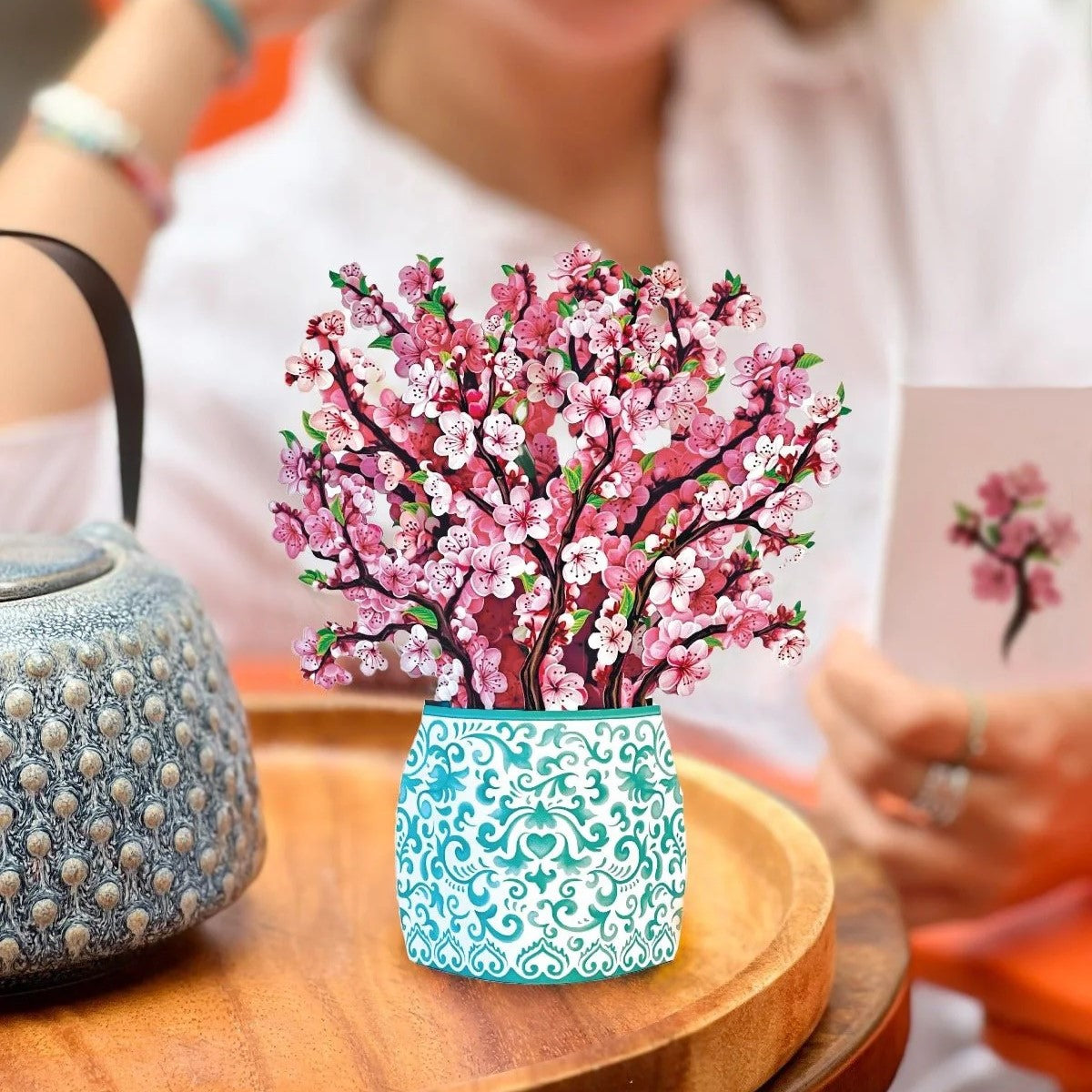 Mini Paper Bouquet: Cherry Blossom