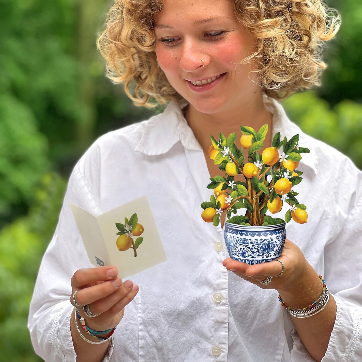 Mini Paper Bouquet: Lemon Tree