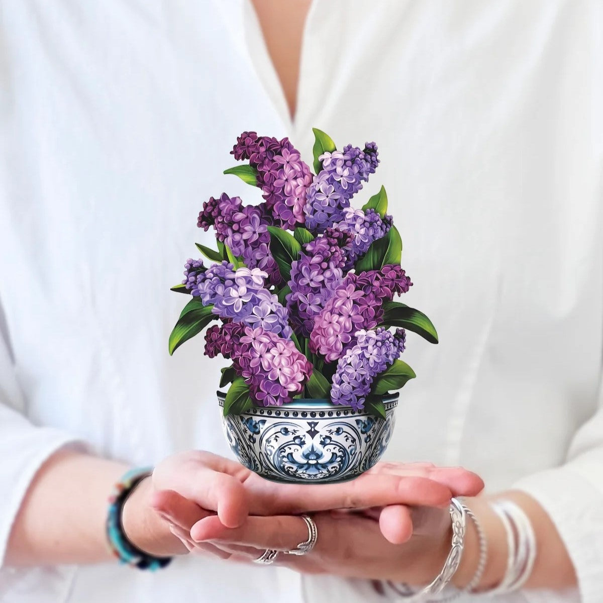 Mini Paper Bouquet: Garden Lilacs