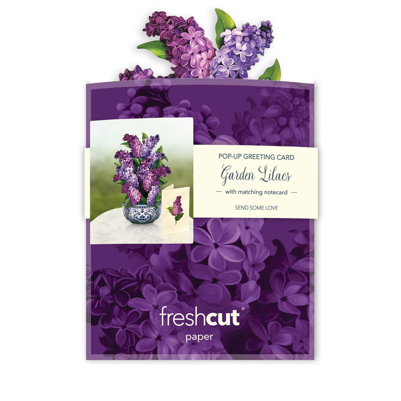 Mini Paper Bouquet: Garden Lilacs