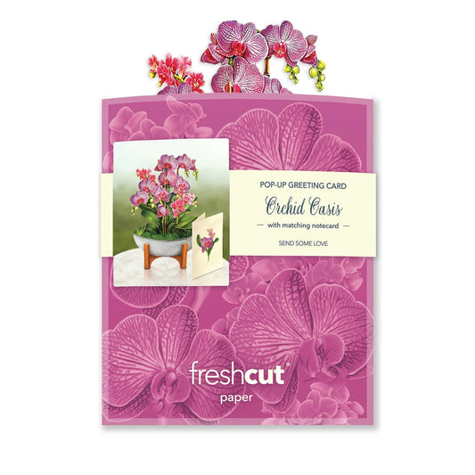 Mini Paper Bouquet: Orchid Oasis