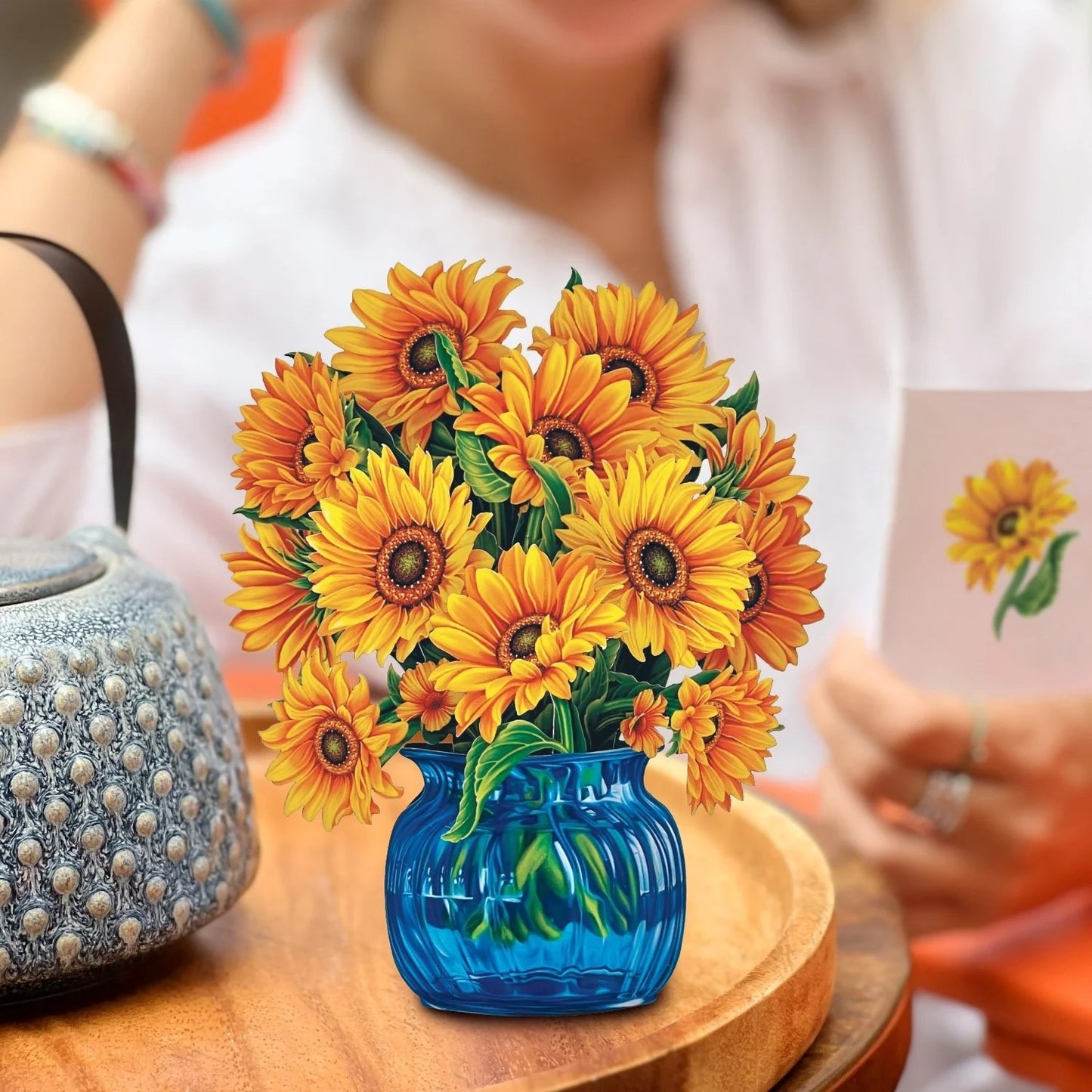 Mini Paper Bouquet: Sunflowers