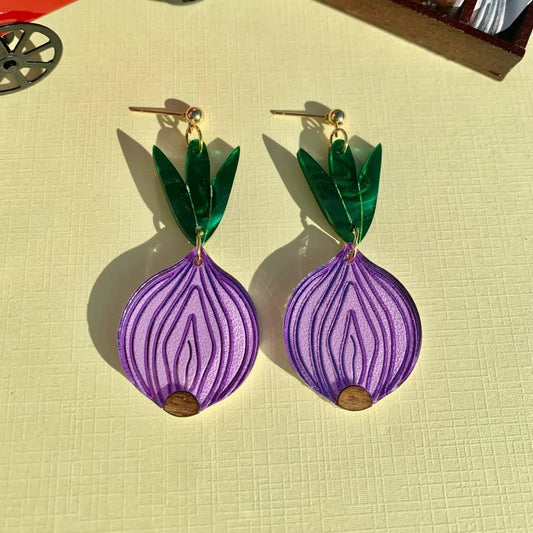 Onions Acrylic Earrings