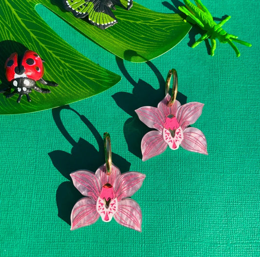 Orchid Acrylic Earrings