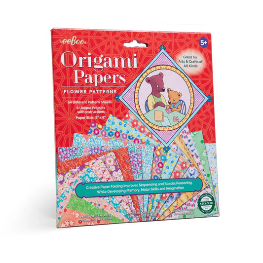 Origami Papers: Flower Patterns