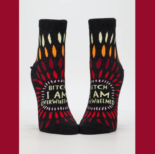 Women's Ankle Socks: Overwhelmed