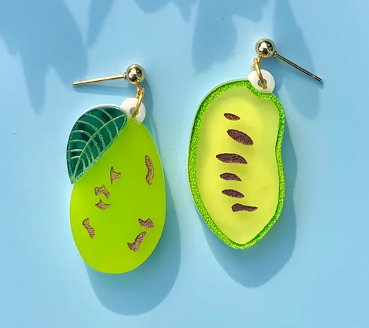 Pawpaw Acrylic Earrings