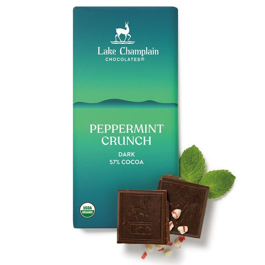 Chocolate Bar: Dark Chocolate Peppermint Crunch