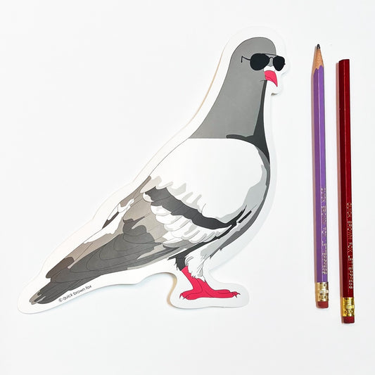 Large Pigeon Vinyl Sticker