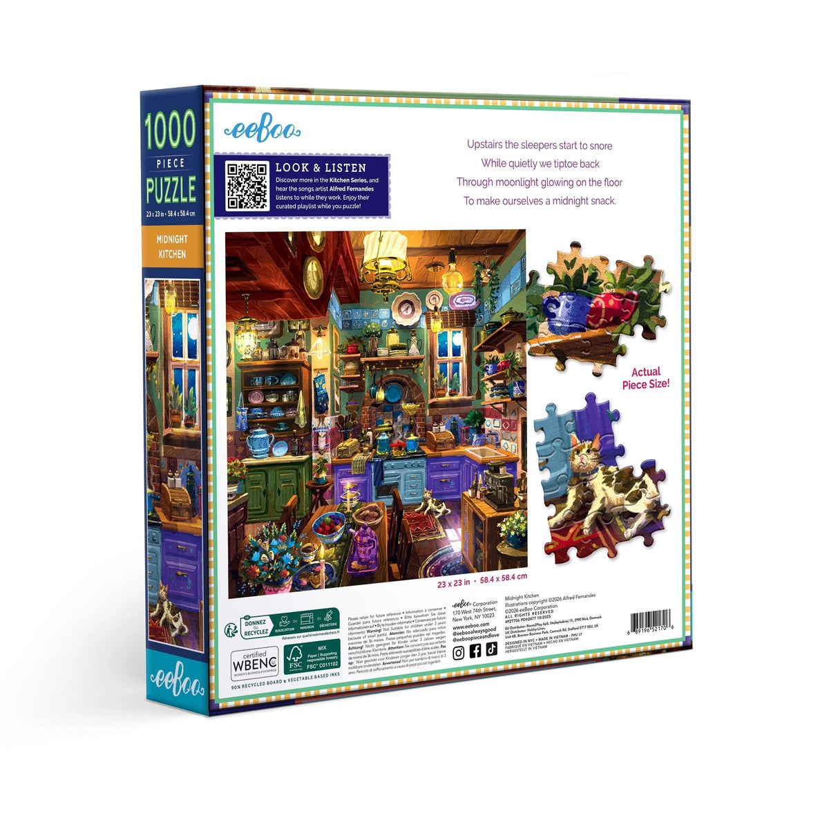 1000 Piece Puzzle: Midnight Kitchen