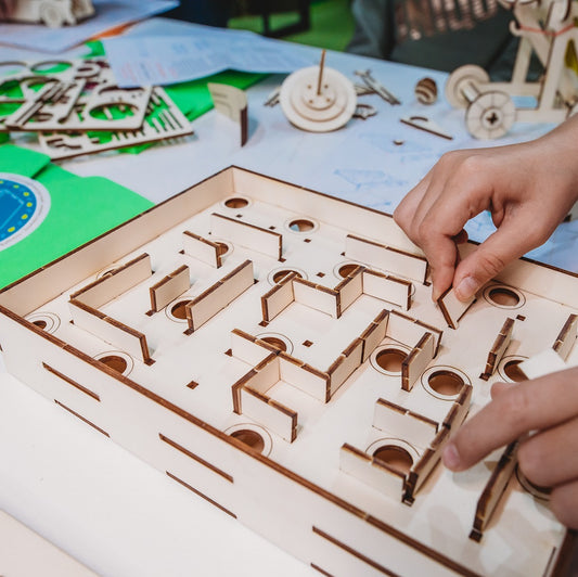 DIY Wooden Marble Maze