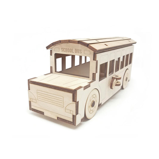 DIY Wooden School Bus