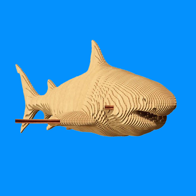 Great White Shark Cartonic 3D Cardboard Puzzle
