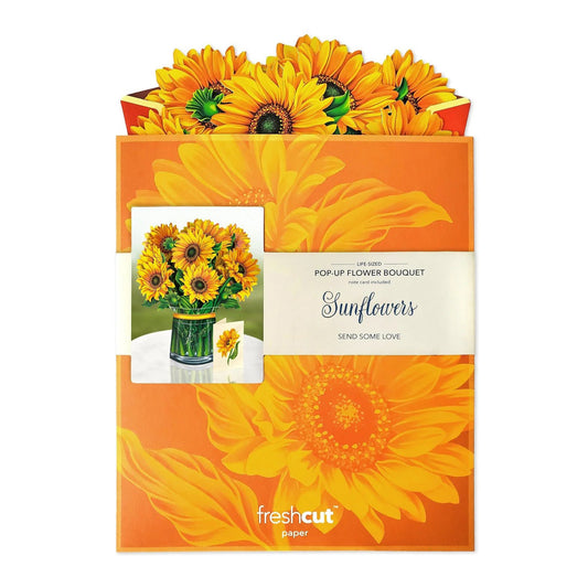 Paper Bouquet: Sunflowers