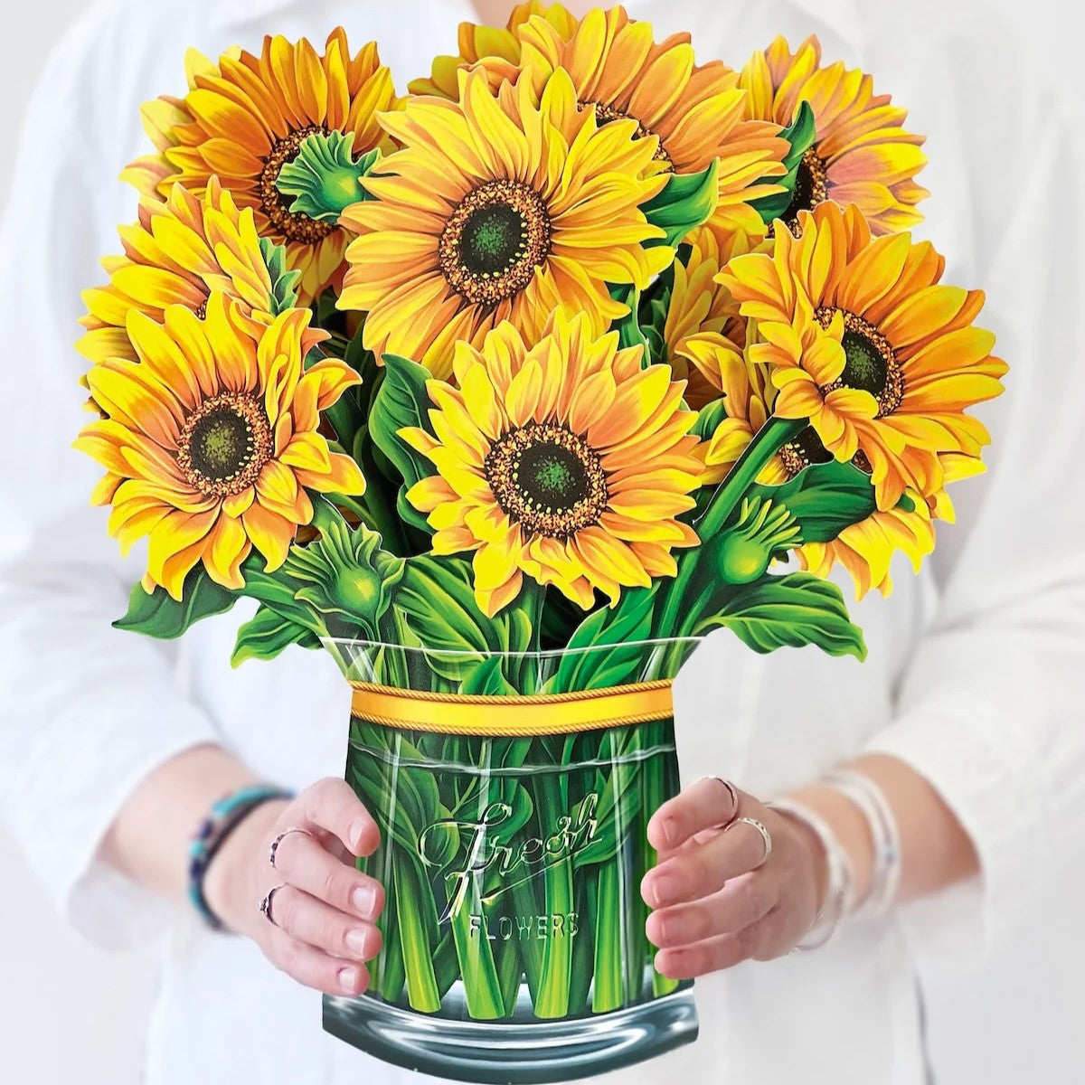 Paper Bouquet: Sunflowers