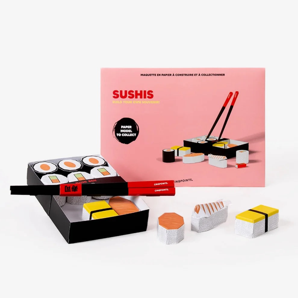 Sushi – 3D Paper Food Kit