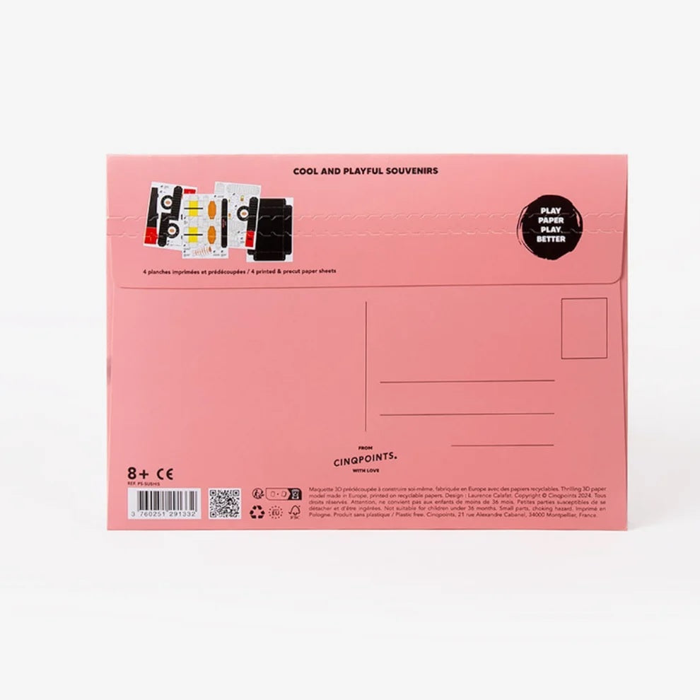 Sushi – 3D Paper Food Kit