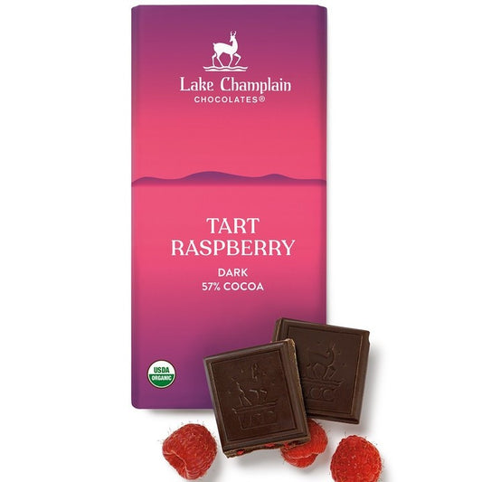 Chocolate Bar: Tart Raspberry Dark Chocolate