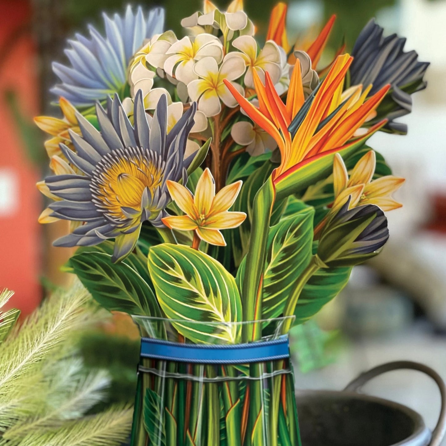 Paper Bouquet: Tropical Bloom