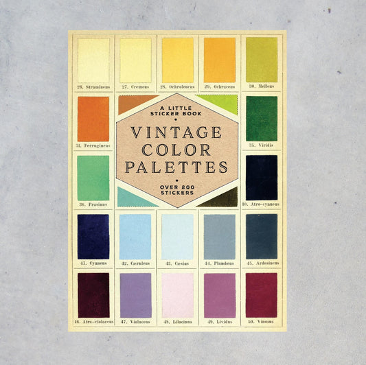 Vintage Color Palettes: A Little Sticker Book