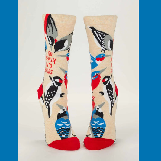 Women's Crew Socks: I'm Really Into Birds
